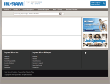Tablet Screenshot of my.ingrammicro.com