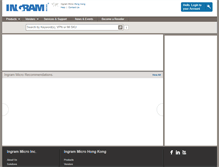 Tablet Screenshot of hk.ingrammicro.com
